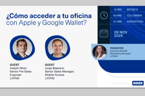 HID anuncia LinkedIn Live sobre acceso corporativo con Apple Wallet y Google Wallet