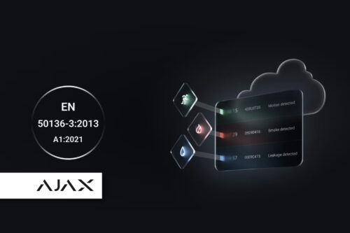 El software de monitorización Ajax obtiene la certificación EN 50136 como transceptor para CRA