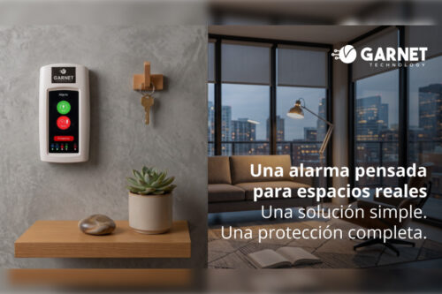 Alarma PC-200 de Garnet, un panel inalámbrico con WiFi para hogares y pequeños comercios