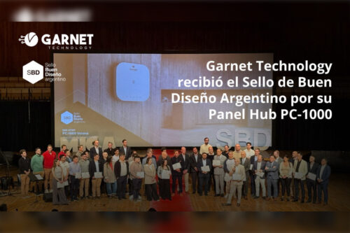 Garnet Technology recibió el Sello de Buen Diseño Argentino por su Panel Hub PC-1000